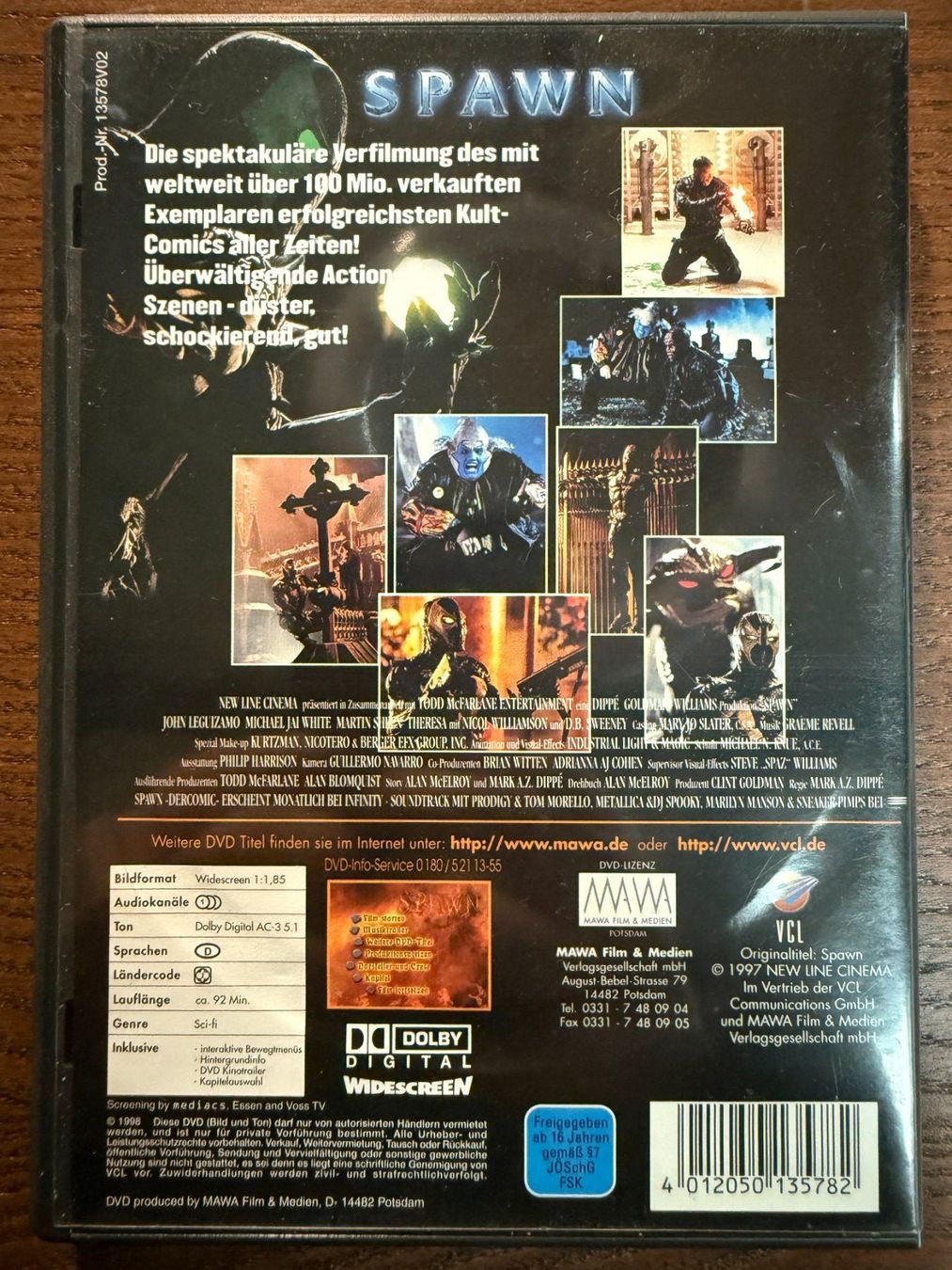 Tous les DVDs: Spawn – D'occasion à Zürich par FilmFreunde 1