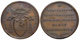 Rom, Sedisvakanz, Medaille 1829, Francesco Galleffi