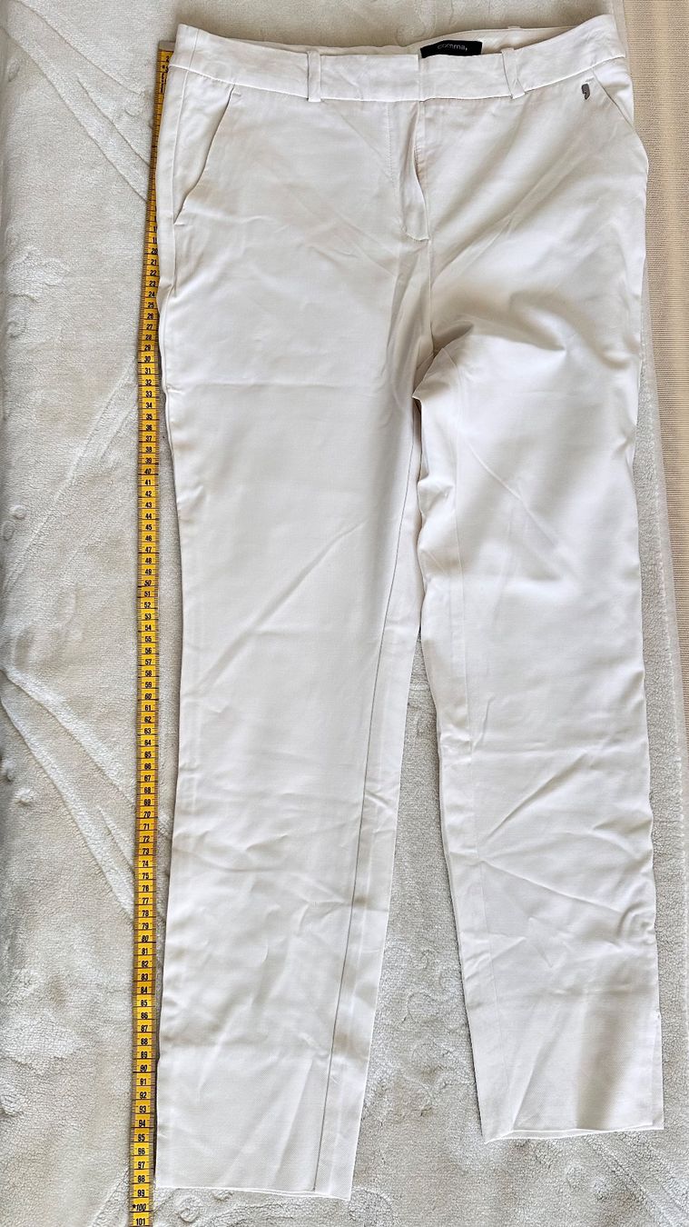 Comma Pantaloni: Comma Sommerhose, Gr. 40, hellbeige, Top Zustand! – Usato da Allenwinden venduto da Tba_20 5