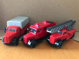 3x Opel LKW Feuerwehr