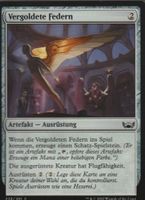 TCG Magic The Gathering  MTG De SNC 238 Vergoldete Federn
