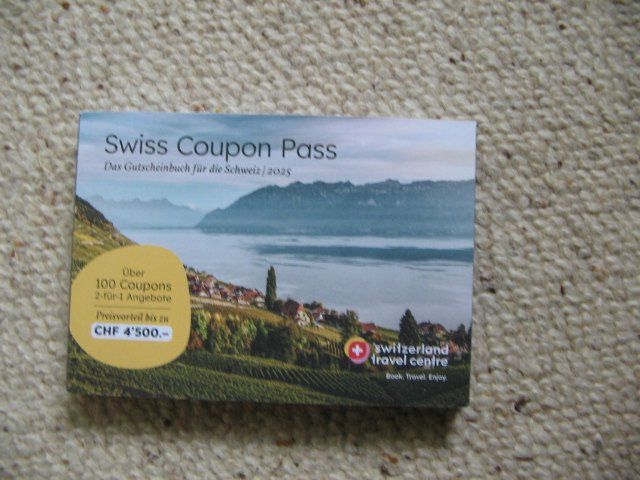 Swiss Coupon Pass Gutscheinbuch für die Schweiz 2025 (Neu (gemäss ...