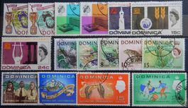 Dominica British ex. Kat. 163-201 gest. 1963/66