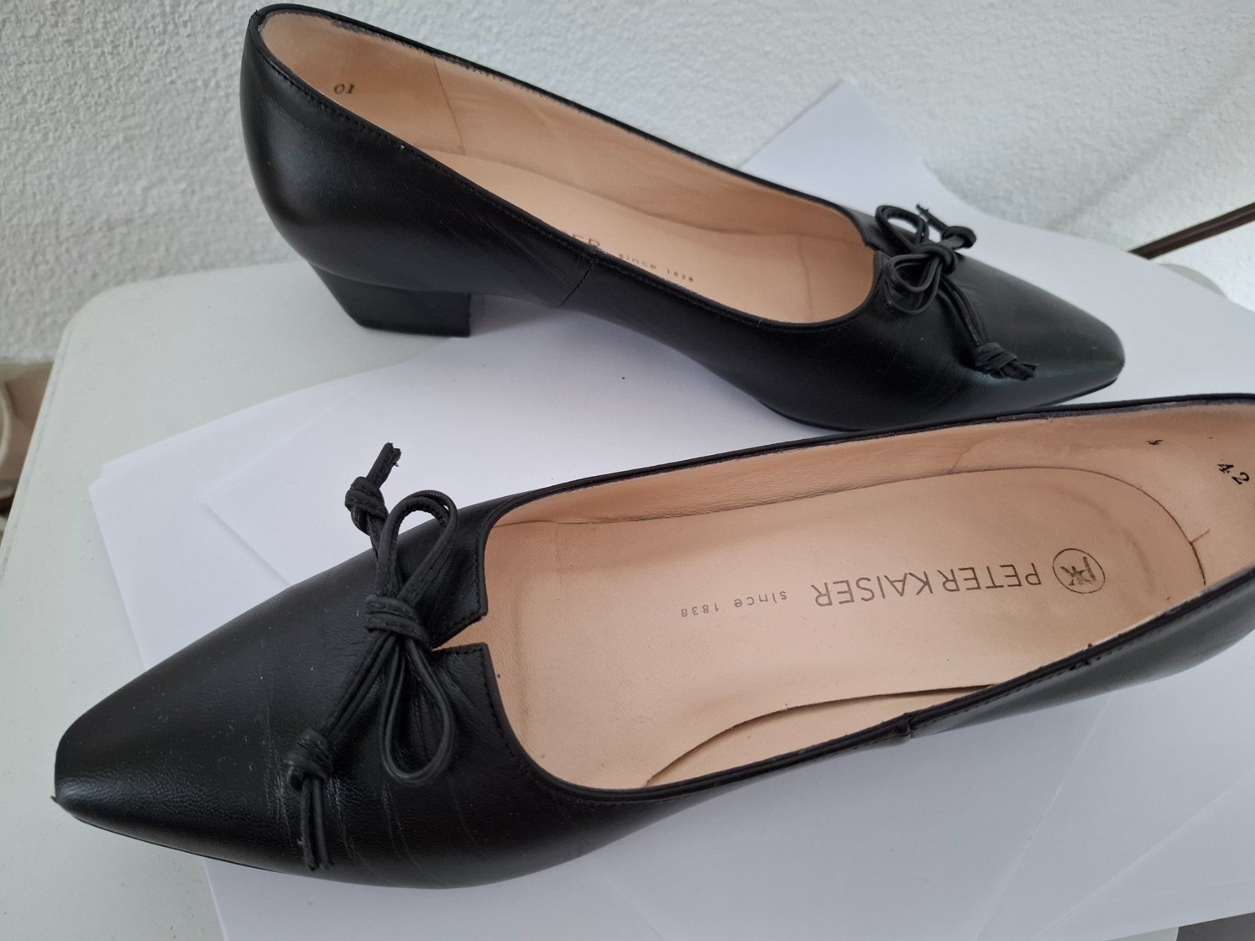 Kaiser Scarpe da donna: Peter Kaiser, Damenschuh, schwarz, Gr. 37 – Usato da Dornach venduto da shoe-lina 2