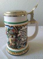 Original BMF Bierseidel mit Zinndeckel