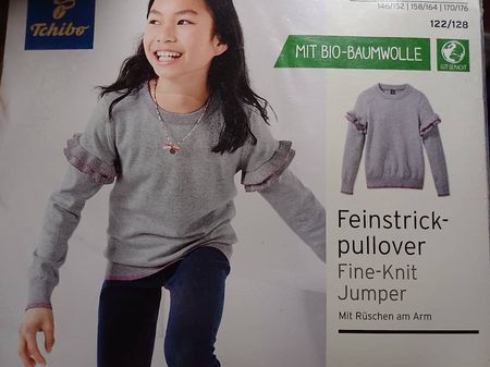 Gr. 122/128 NEU Feinstrick Pullover