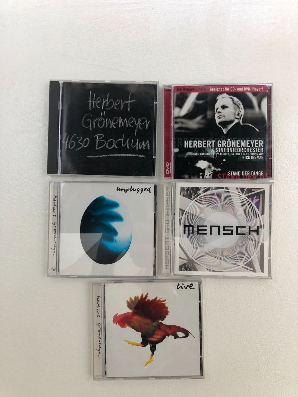 CDs: Herbert Grönemeyer CD/DVD - Set (5 Alben) – Neu (gemäss Beschreibung) aus Thalwil von Sommerwende