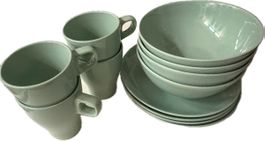 Ikea Frühstück Geschirr 12 Teil Set Tassen und Schalen