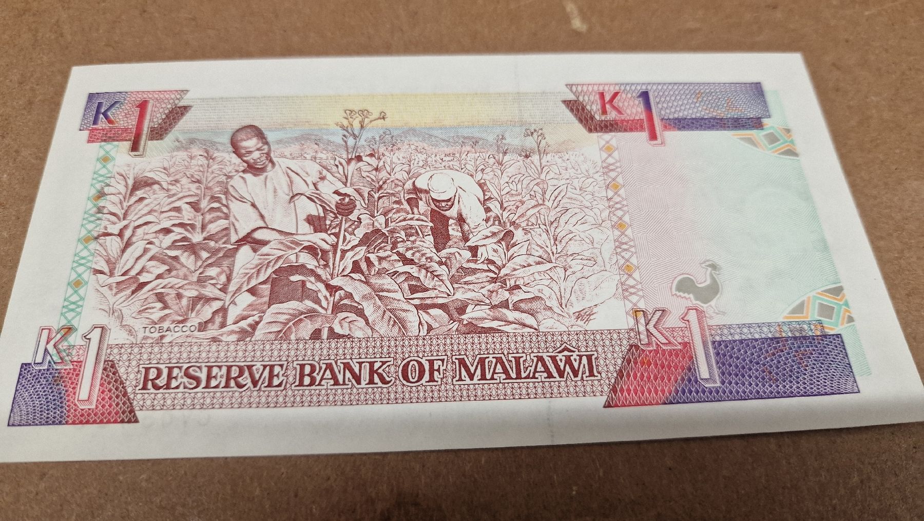 Banconote: Malawi 1 Kwacha 01.05.1992 - CV084603 – Nuovo e nell'imballaggio originale da Herisau venduto da Antiques.AR 1