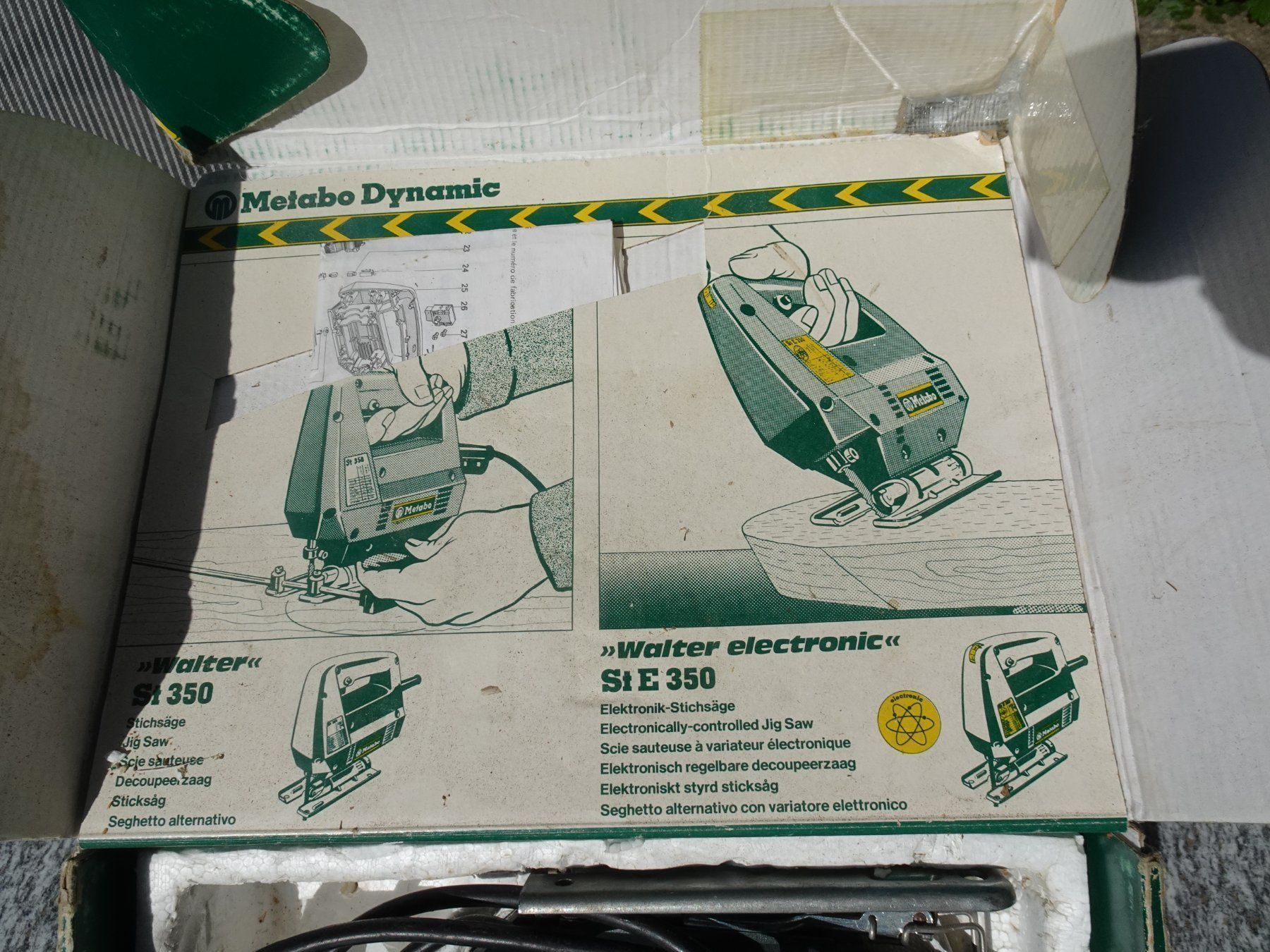 Metabo Seghe: METABO DYNAMIC WALTER ELECTRONIC St E  350, gebraucht top – Usato da Eschenbach SG venduto da eDaisy 1