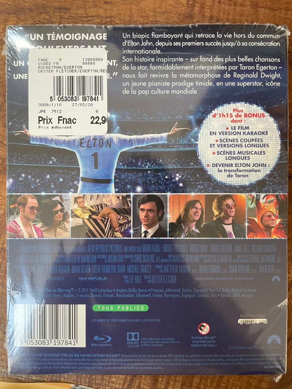Tutti i DVDs: Rocketman blu-ray (neuf) – Usato da Vevey venduto da c_lathion 1