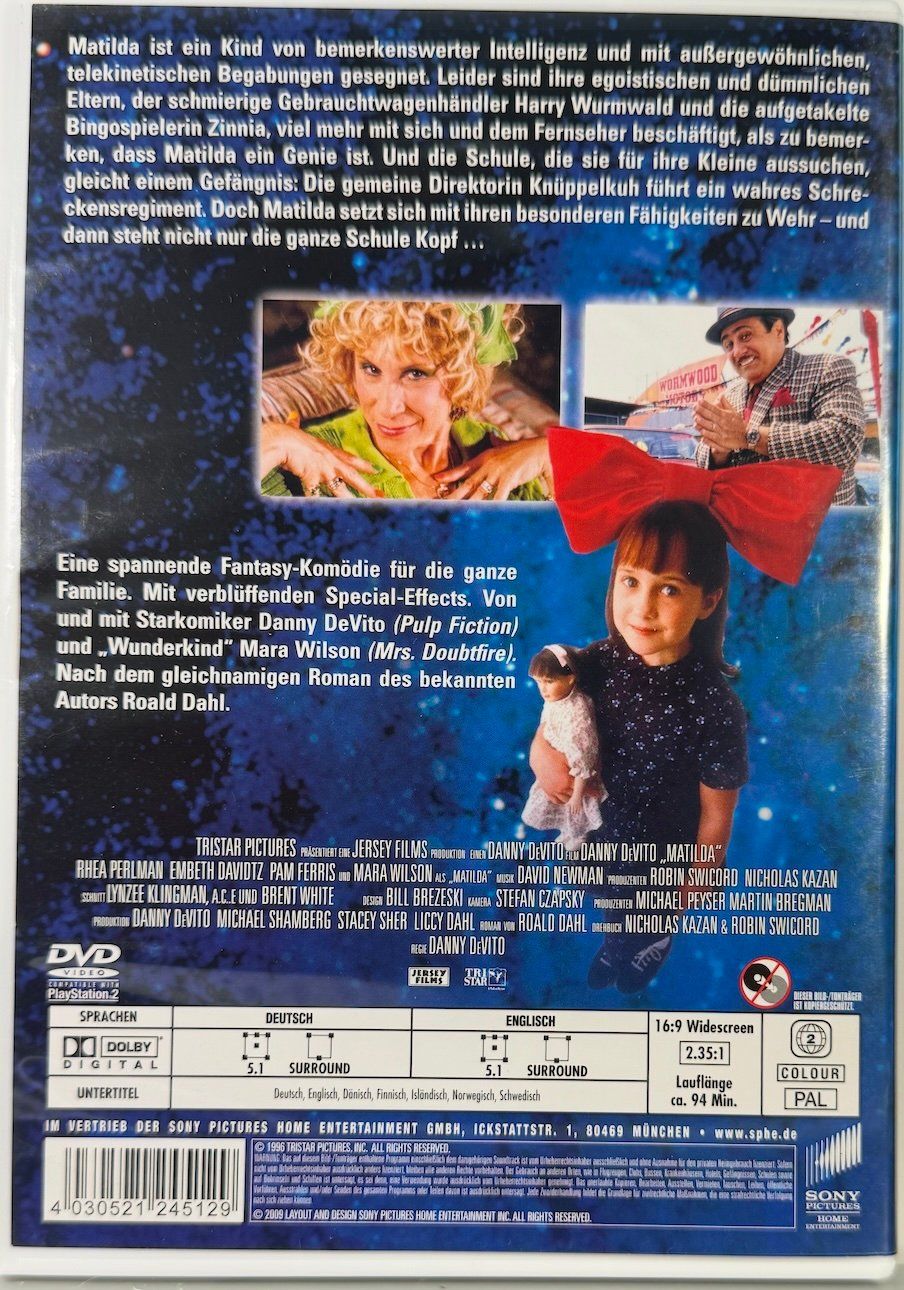 Tutti i DVDs: DVD MATILDA – Usato da Wisen venduto da gigisna 2