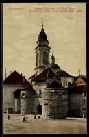 AK Solothurn, Basler-Thor mit St. Urs. Turm