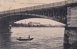 Basel - Johanniterbrücke und Kaserne  1906