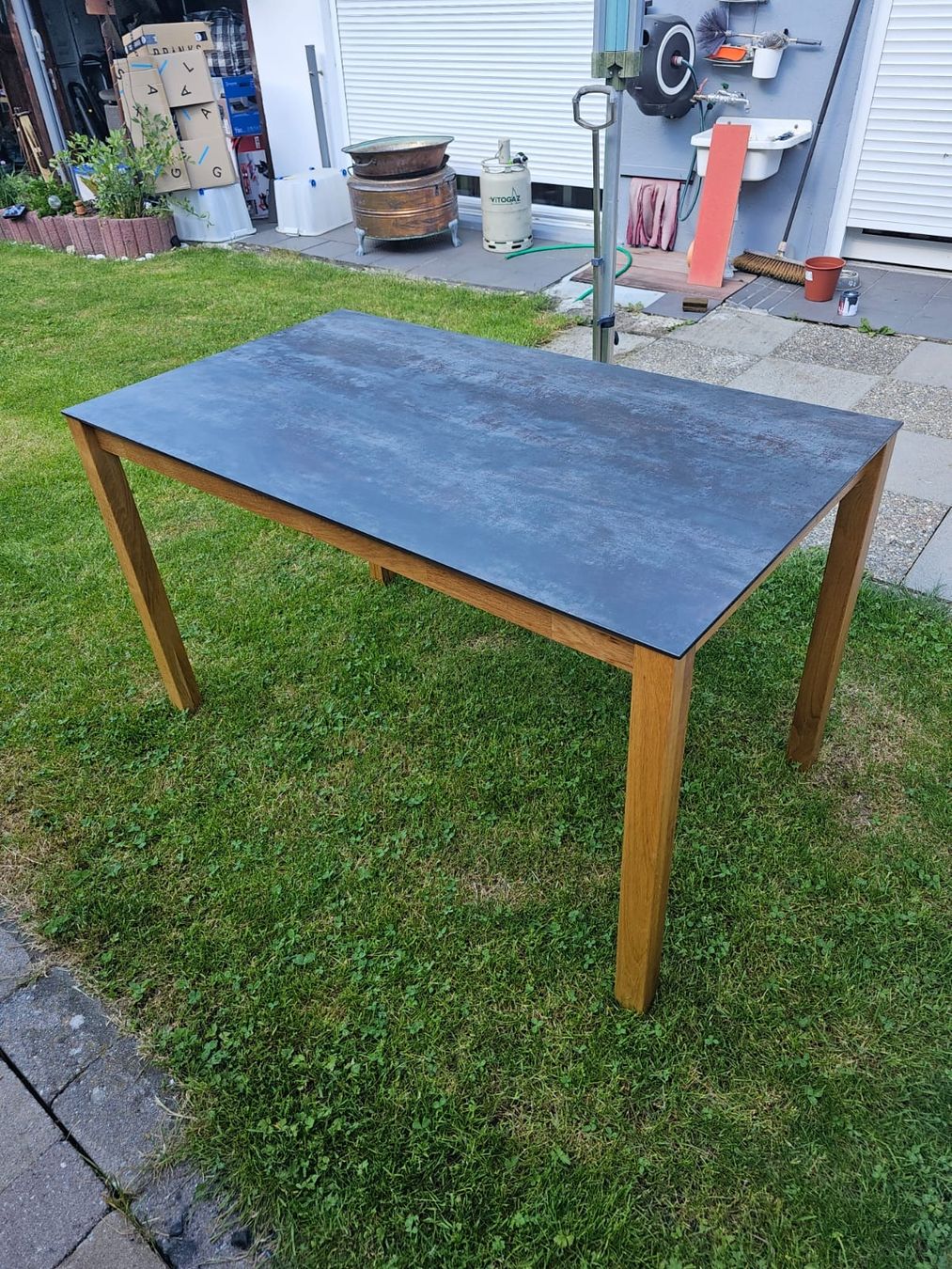 Tavoli: Esstisch Pfister Keramikplatte 125x75 höhe 75 – Nuovo (secondo la descrizione) da Erschwil venduto da hexeraus 3