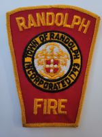 Aufnäher Randolph Fire Abzeichen Aufnäher 