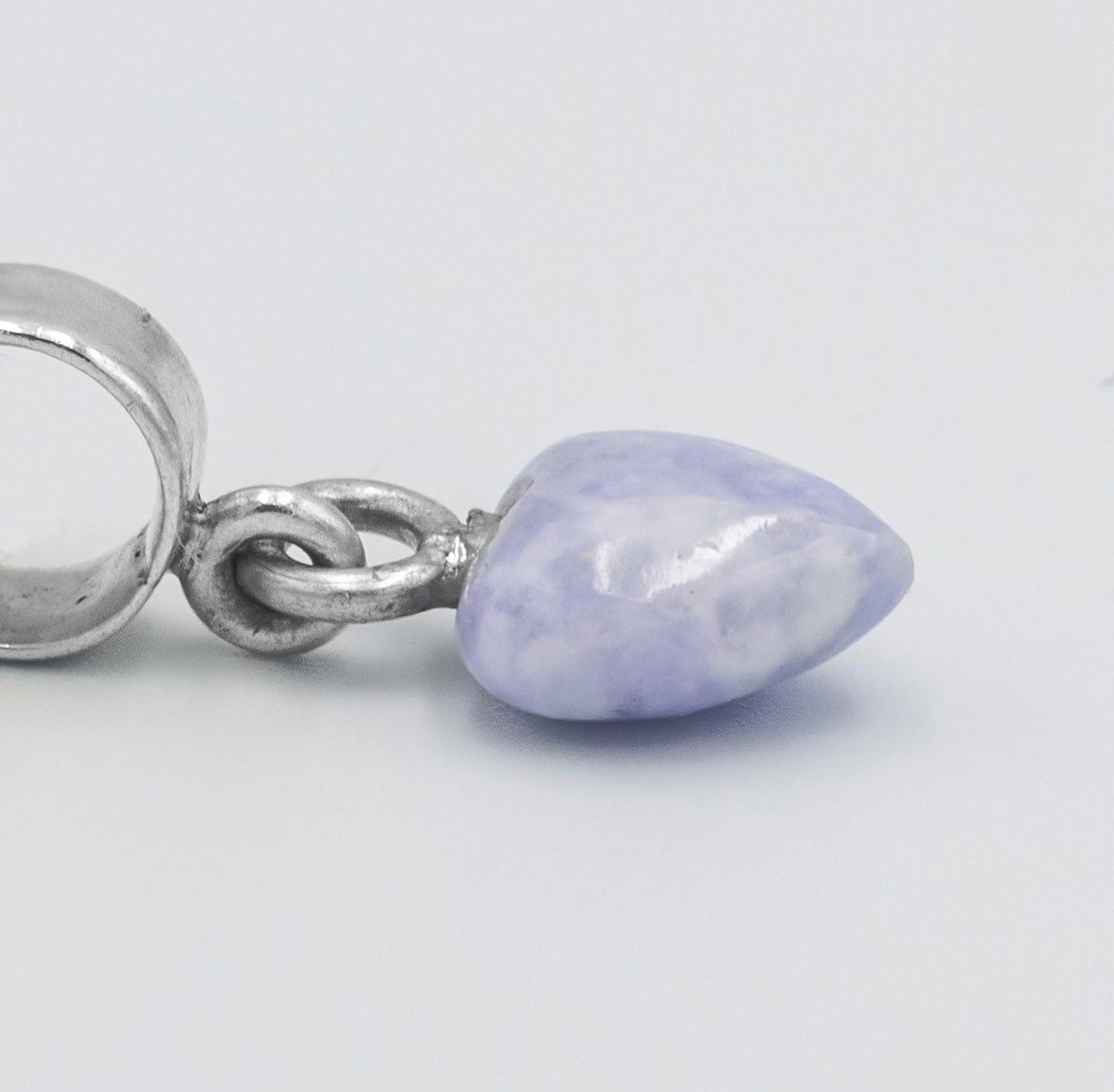Ciondoli: Herz Anhänger aus Jade – Nuovo e nell'imballaggio originale da Ruggell venduto da JadeShop 1