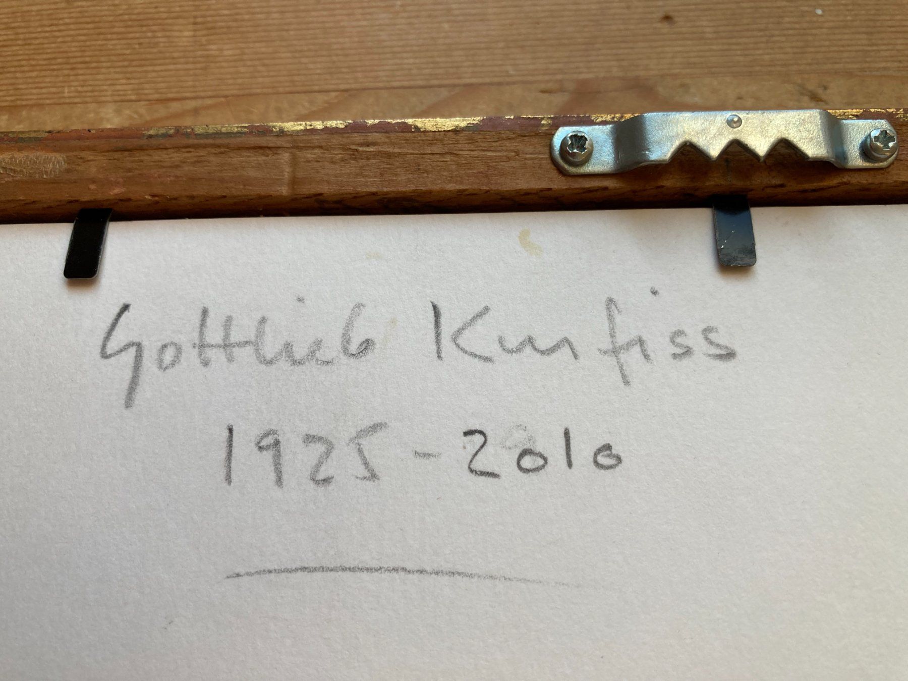 Gemälde: Original Bild von Gottlieb Kurfiss – Gebraucht aus Würenlos von cba_b9kw 1