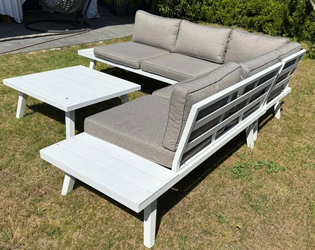 Divani: Gartenlounge Set, weiss, – Usato da Grenchen venduto da YoshiSan74 2