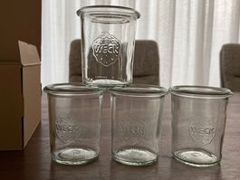 16 x WECK Glas # 760 - Inhalt 160 ml (Ø 6 cm x Höhe 8 cm)