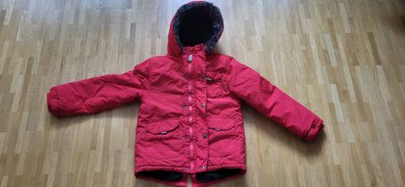 Winterjacke rot Kids 128cm