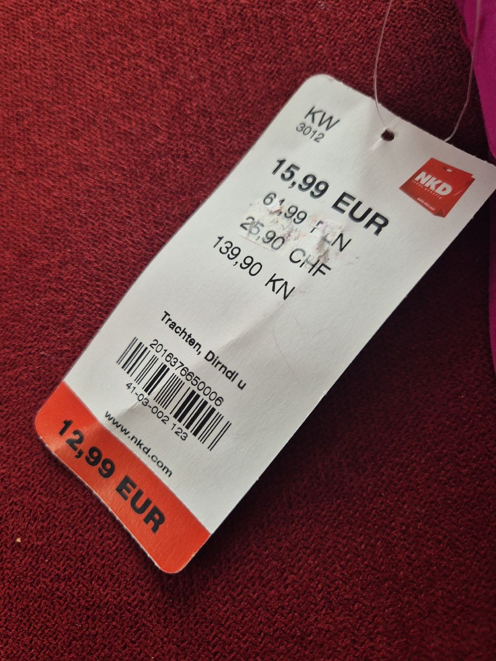 Borse da donna: Dirndeltasche – Nuovo (secondo la descrizione) da Würenlingen venduto da kuh33 1