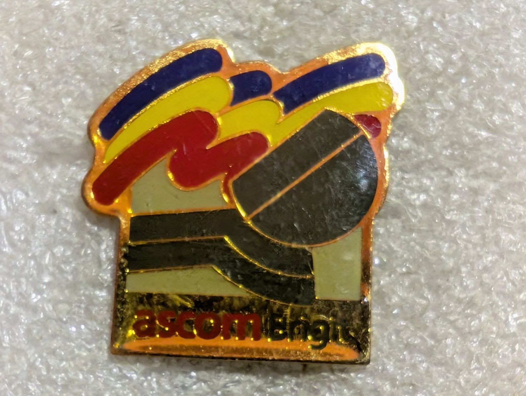 Placchette & Badge: Ansteckpin 40: Ascom – Usato da Oppligen venduto da Pin-Fall-Shop