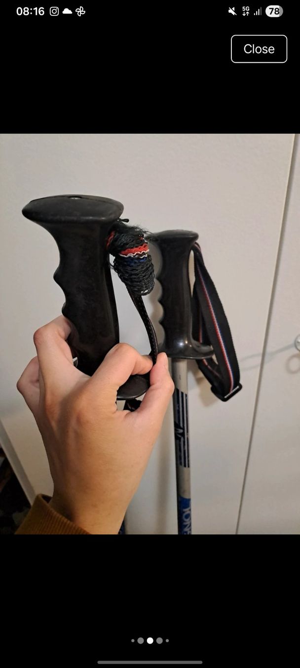 Rossignol Bastoncini da sci: Bâtons de ski Rossignol, 125 cm – Usato da Renens VD venduto da Verobubo 2