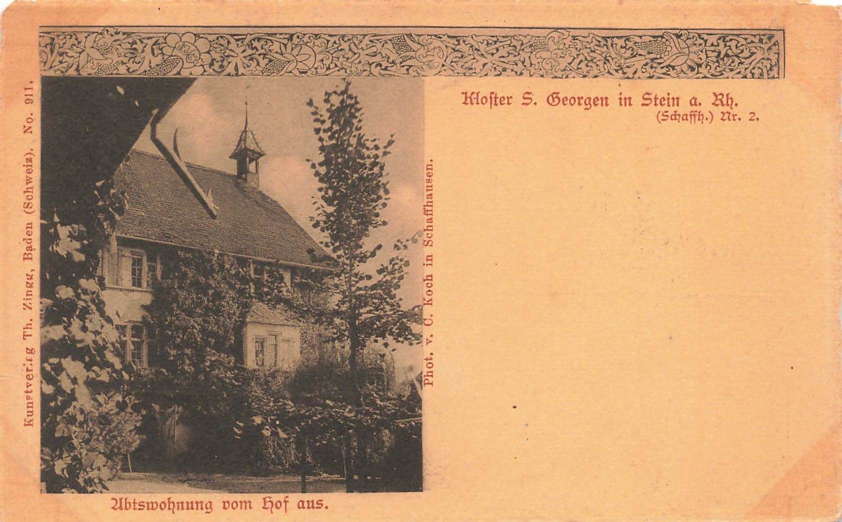 Cartoline postali: Klosters georgen in stein – Usato da Biasca venduto da Blenio71