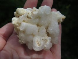 Aragonit Stufe aus weissen Kristallen von Mexico
