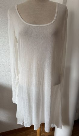 Tunique blanche MYRINE, taille XL, coton polyester