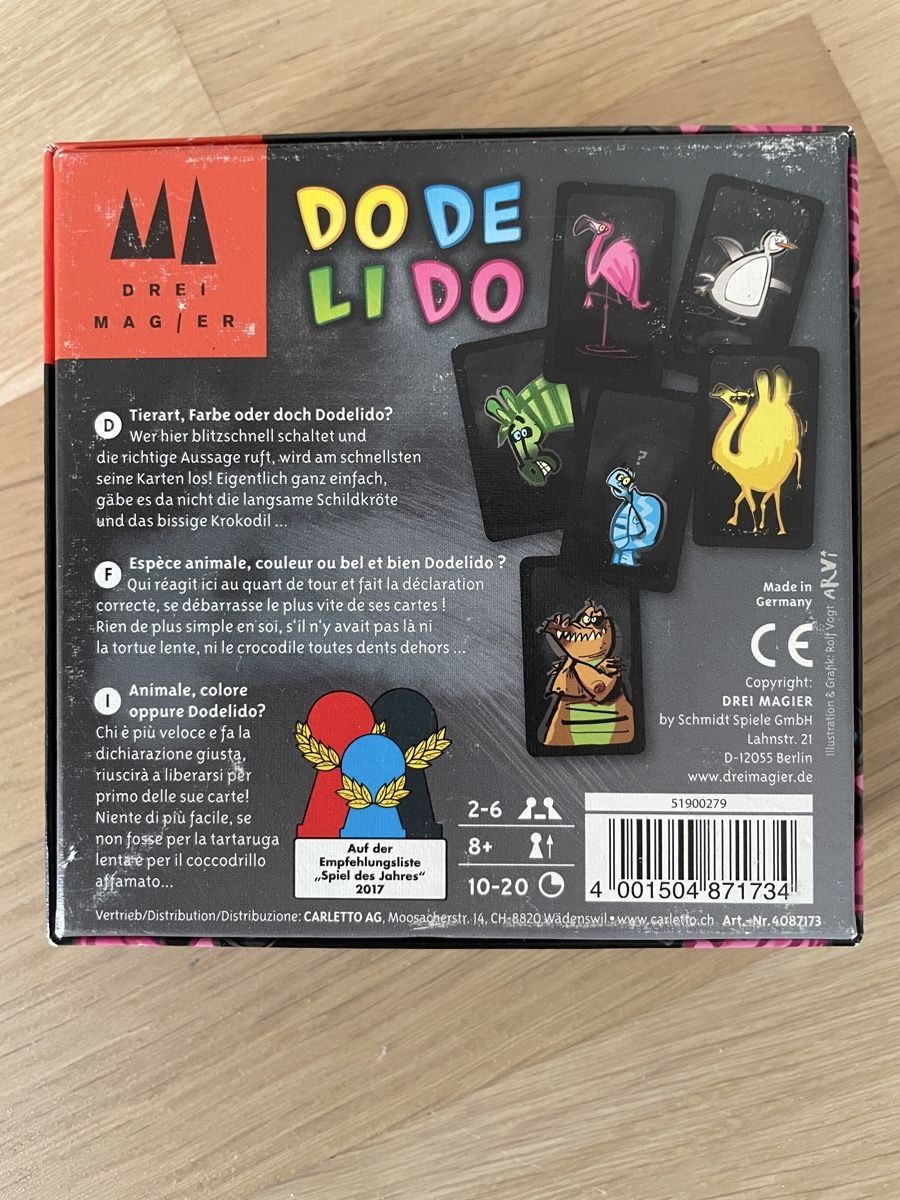 Giochi: Dodelido - Kartenspiel  - lustig – Usato da Zürich venduto da patrick816 1