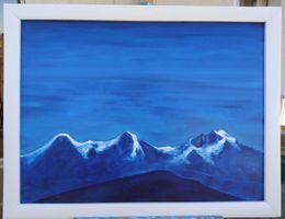 Ölgemälde Eiger, Mönch und Jungfrau