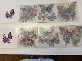 Diamond Paiting Karten Schmetterling