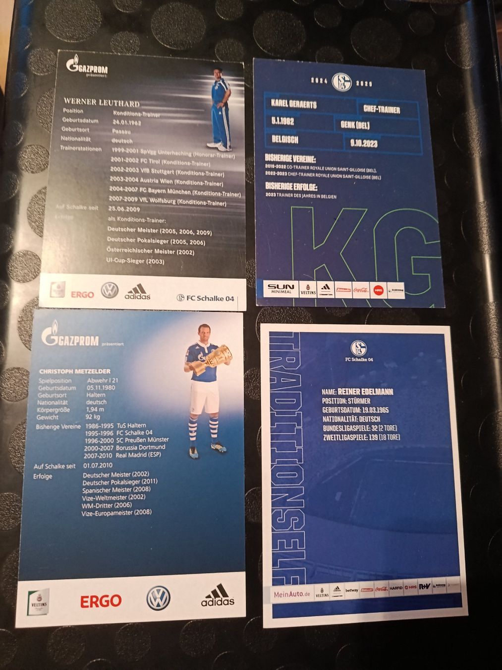 Autographes: FC Schalke - 4x Handsigniert – D'occasion à Menziken par Artographs 1