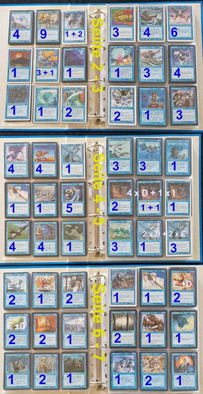 Magic The Gathering Carte collezionabili: Magic The Gathering #2 Ordner: 752 Karten & Total 353 Bilder – Usato da Zürich venduto da silver-team 1
