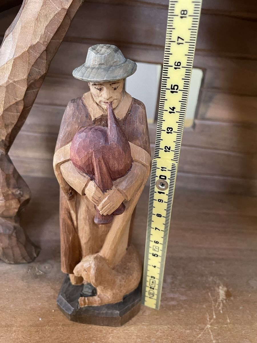 Figurines: Dudelsackbläser m. Schaf E. Thomann Brienz – D'occasion à Flawil par Naphtali 5