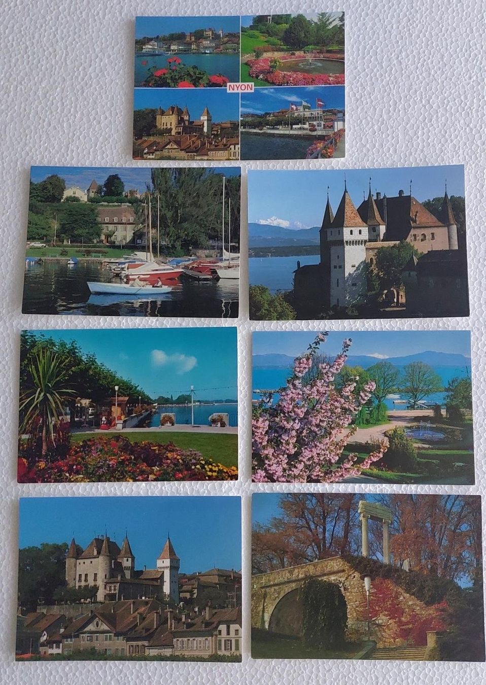 Cartoline postali: NYON - Lot de 7 cartes – Usato da Delémont venduto da Domdom1