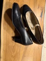 Flamenco schwarz Leder Grösse 39 gebraucht
