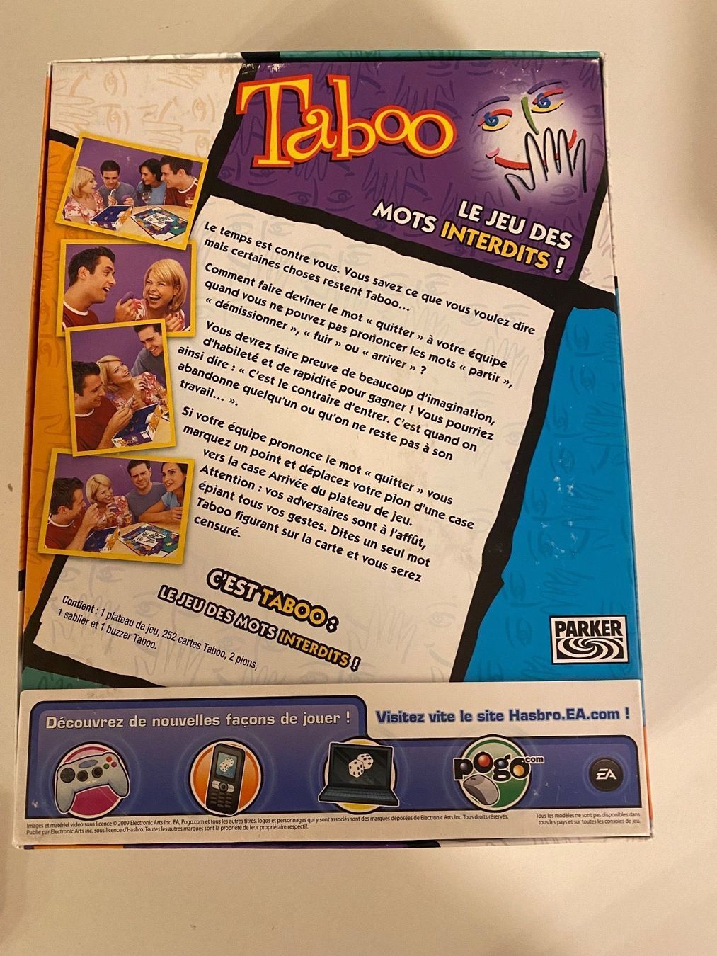 Hasbro Giochi: TABOO JEU DE SOCIETÉ – Usato da chiasso venduto da Wulli 1