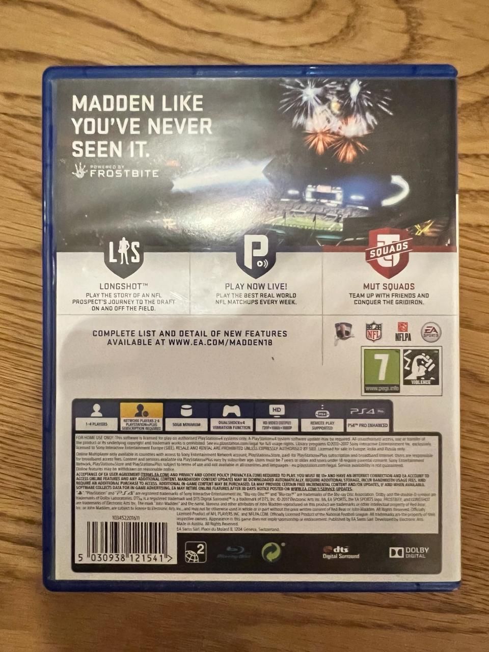Sony Giochi: Madden 18 video game! – Nuovo (secondo la descrizione) da Zürich venduto da yan_h6r5 1