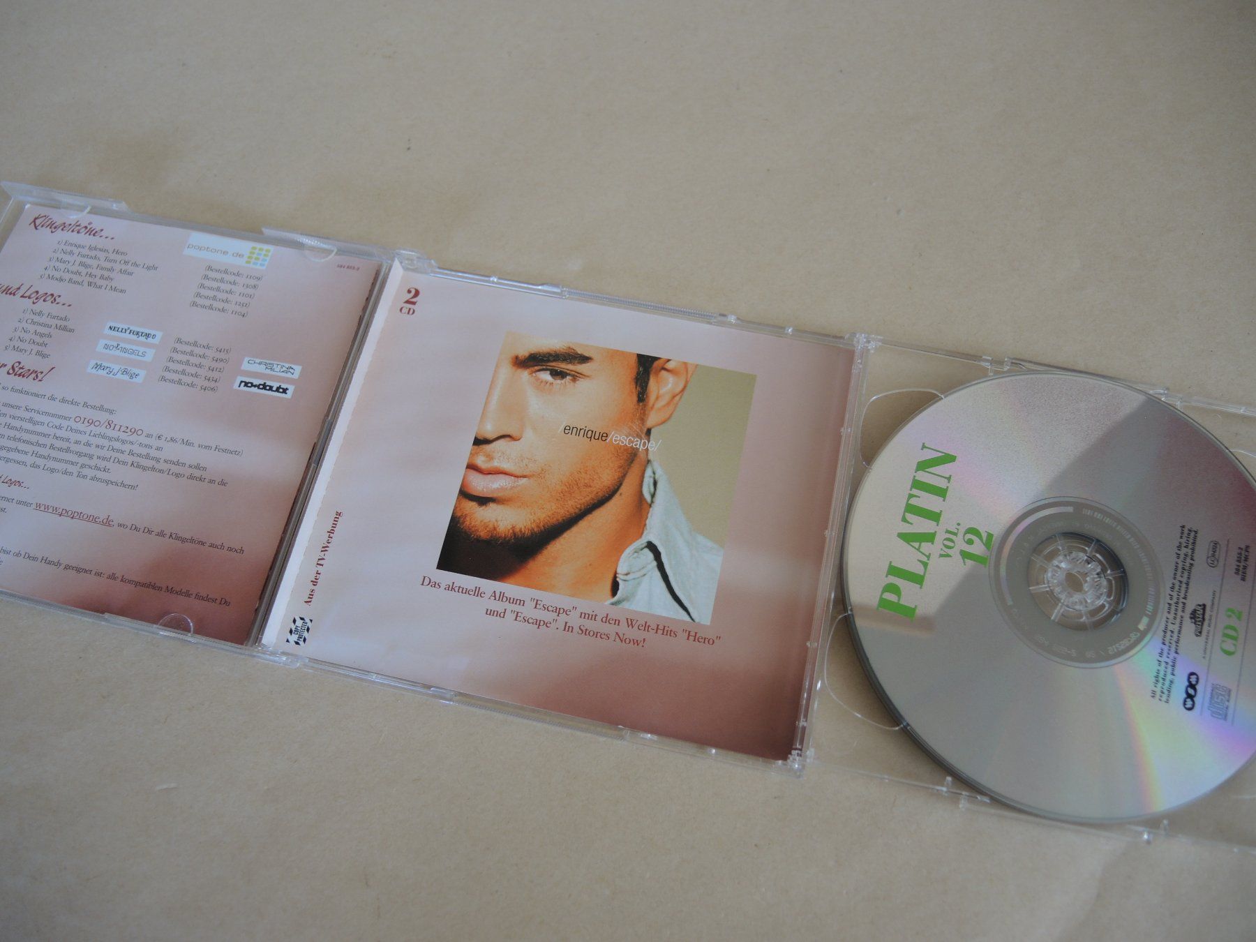 CD: Platin Vol. 12 - Diverse Interpreten - Doppel- CD TV-Werbung – Usato da Rorschach venduto da Pop-upBrocki 2