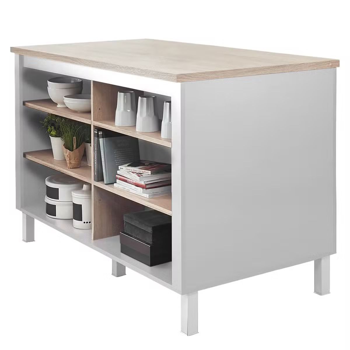 Cucine complete: Kücheninsel Kawola Mattweiss – Nuovo e nell'imballaggio originale da St. Gallen venduto da SG_CH1