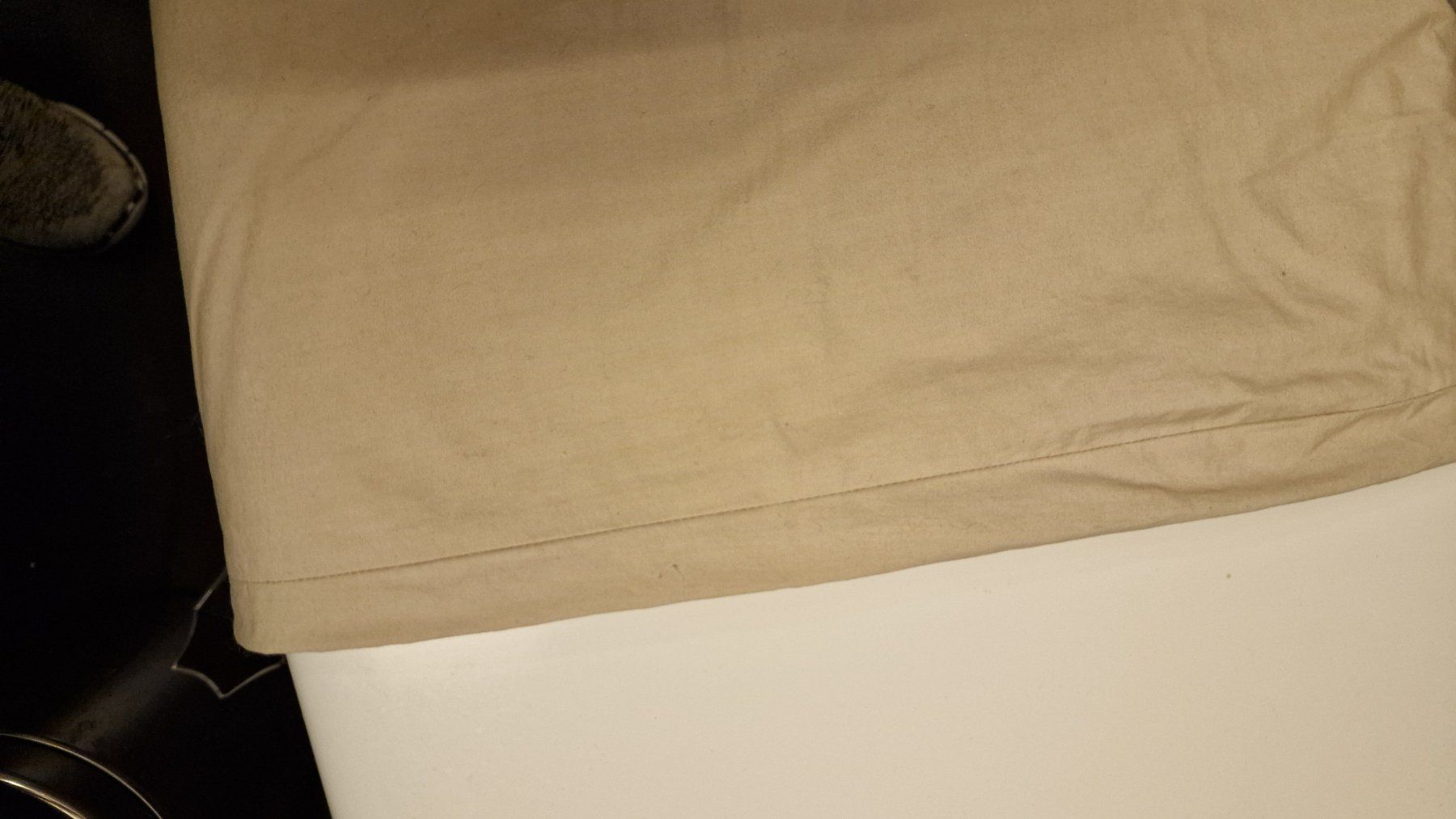 Hemisphere Pantaloni: Hose von Hemisphere, Gr. L, beige, NEU – Usato da Rütihof venduto da tweedy123 4