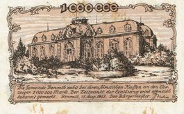 Benrath 1 Mil.Mark 15.08.1923 VZ+-VZ++