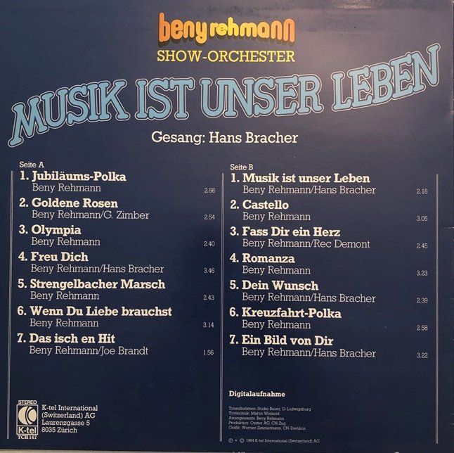 Dischi in vinile: 3x LP’s Beny Rehmann – Usato da Grüningen venduto da azulmarron 1