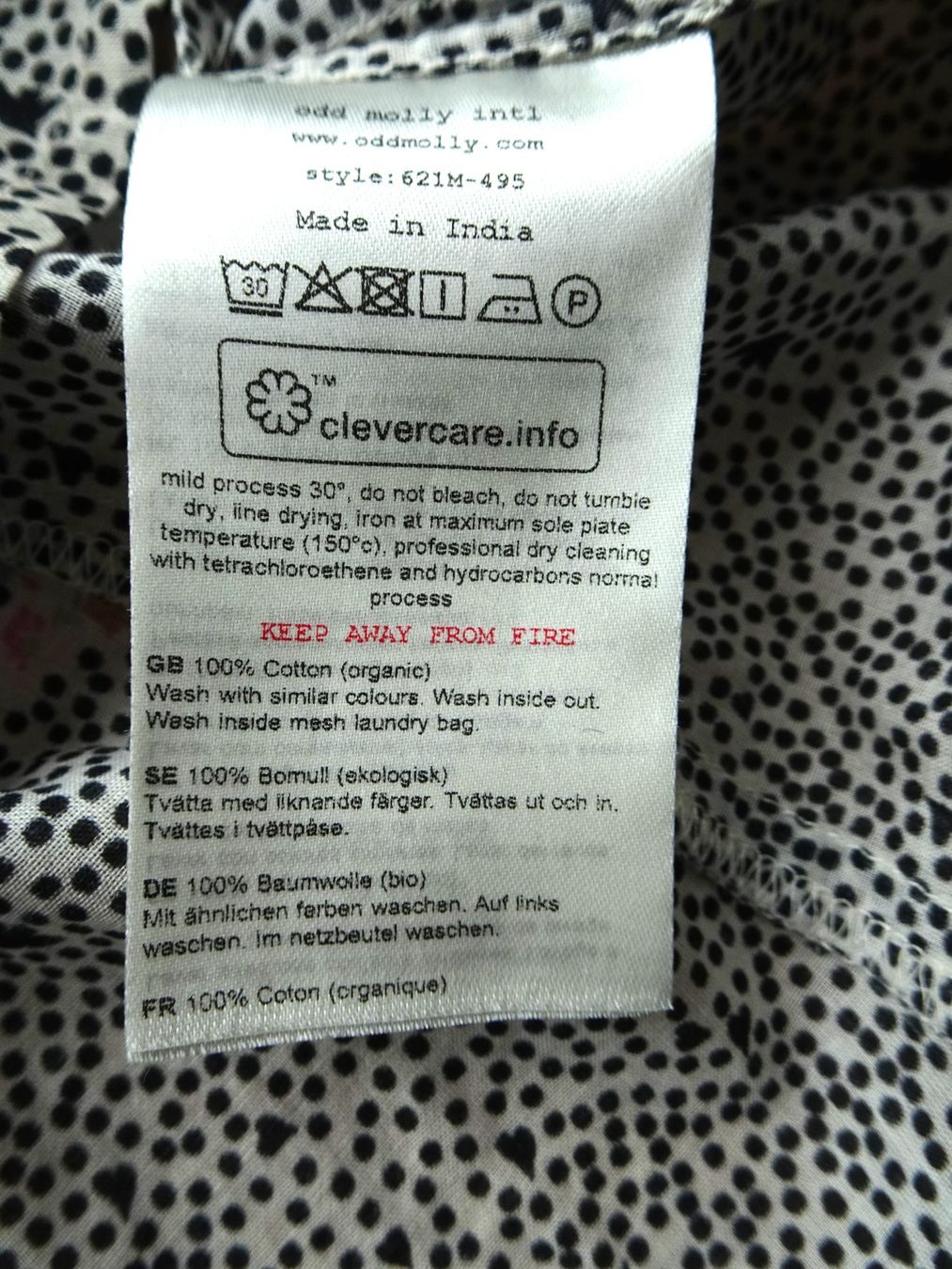Odd Molly Camicette: Odd Molly Bluse Gr 3 38/40 weiss schwarz Punkte – Usato da Winterthur venduto da blumeblau77 4