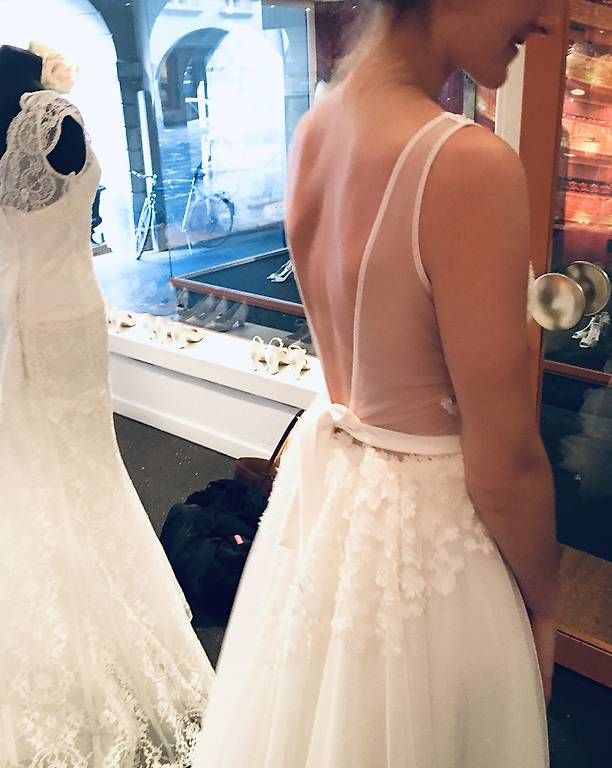 Vestiti: Hochzeitskleid von Cymbeline Paris – Usato da Bern venduto da sim_6tww 3