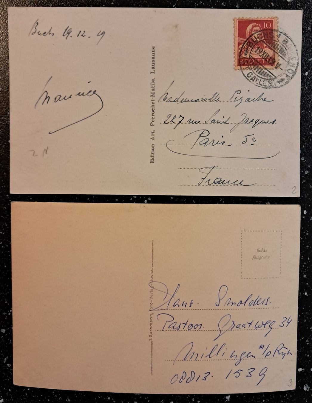 Cartes postales: 2 AK WERDENBERG – D'occasion à Ponto Valentino par giorgia06 1