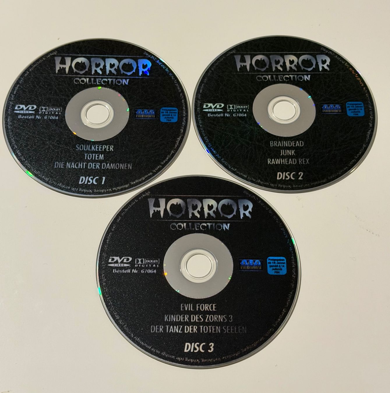 Tutti i DVDs: Horror Collection DVD Box - 9 Filme - Neuwertig – Nuovo (secondo la descrizione) da Altstätten SG venduto da sheamus 2